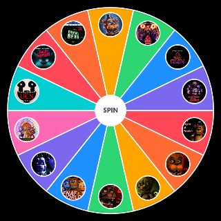 Random FNaF Games (2024) Wheel