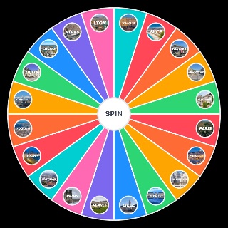 Random TOP 20 VILLE FRANCE Wheel