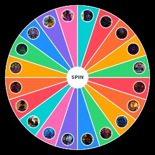 Random Ninjago Villans (SP S15) Wheel