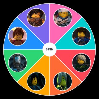 Spin the Wheel: Lego ninjago Re designs