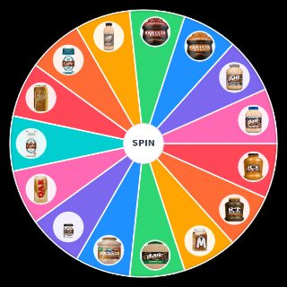 Random Australian Iced Coffees Wheel