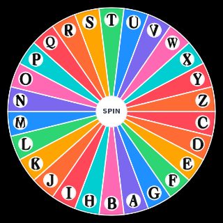 Letters of the Alphabet Wheel