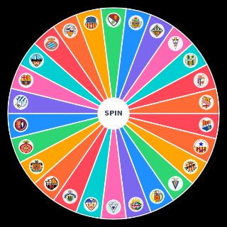 Random Equips del futbol català 2023/ Wheel