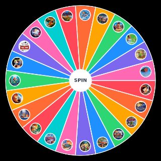 Random Las Mejores y Peores Películas de Disney Wheel