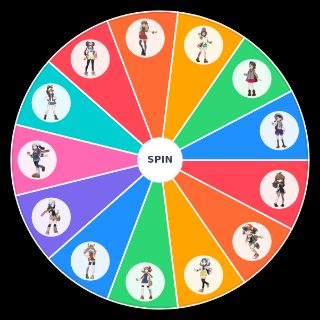 Pokémon Female Protagonists Wheel