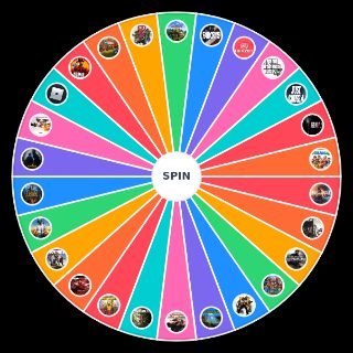 Random Most popular games Wheel