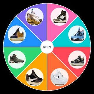 Random Travis Scott Shoes Picker