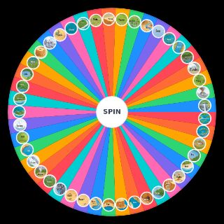 Random Geographical Features Wheel