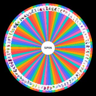 Random All Poison Type Pokemon (Home Renders) Wheel