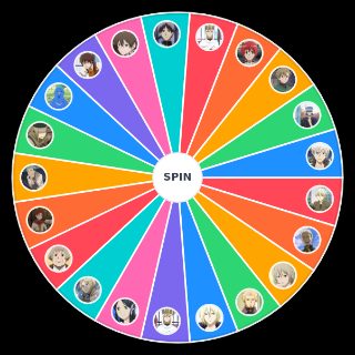 Random Classement personnage Shirayuki aux cheveux rouges Wheel