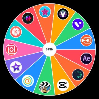 Spin the Wheel: video editing apps