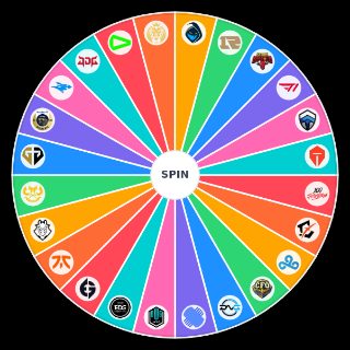 LoL Worlds 2022 Teams Wheel