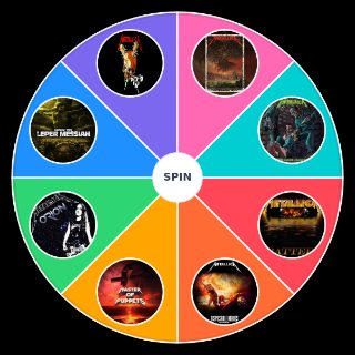 Random Master of Puppets (Metallica) Wheel