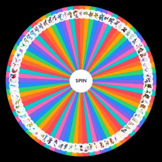 Random Dragon type Pokémon Wheel