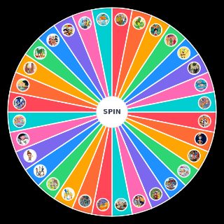 Animes + dessins animés Wheel