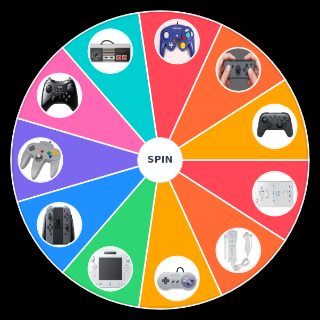 Spin the Wheel: Nintendo Controllers