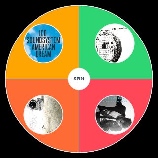 Random LCD Soundsystem Albums Wheel