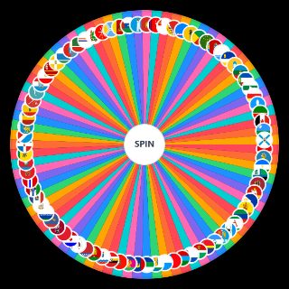 Random Russia Federal Subject Flags Wheel