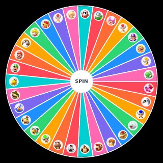 Random Mario Party Characters (Entire Series) Wheel