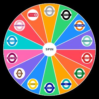 Spin the Wheel: The Underground (Tube Lines)