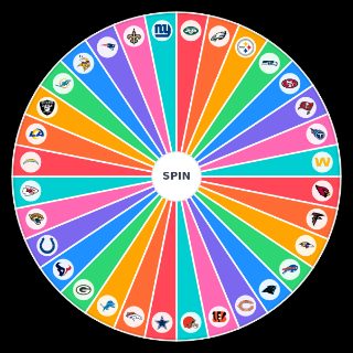 Spin the Wheel: NFL w/ 2020 Logos