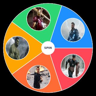 Marvel CharactersS Wheel
