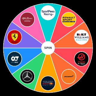 Choose a Random F1 TEAMS