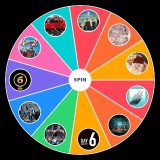 Random DAY6 DISCOGRAPHY Wheel