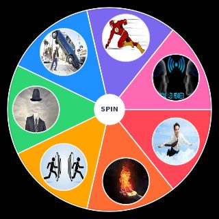 Spin the Wheel: Super pouvoirs