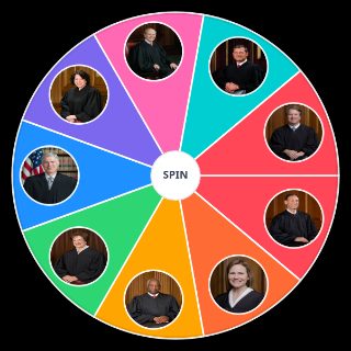Spin the Wheel: Supreme Court Justices