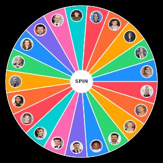 American Horror Story Actors Wheel