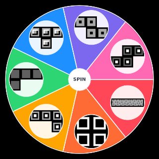Tetris Blocks Wheel