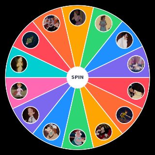 Spin the Wheel: Peter Pan Characters