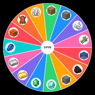Random Minecraft Materials Picker