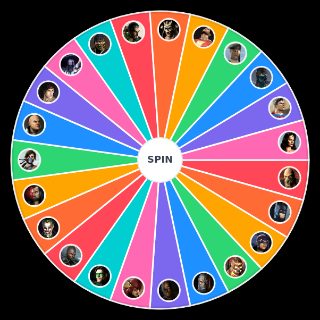 Mortal Kombat vs. DC Universe Characters (including bosses) Wheel