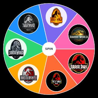 Jurassic Park/World Movies (2025) Wheel