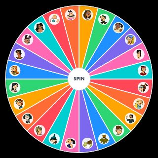Random Total Drama Island Season 1 Characters Wheel