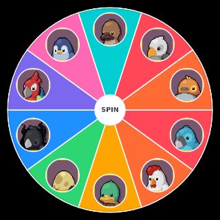 Spin the Wheel: Blazing Beaks Characters