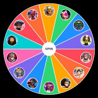 Random Paradise Killer characters Wheel