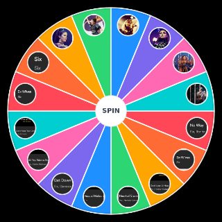 Random SIX CHARACTERS AND SONGS Wheel