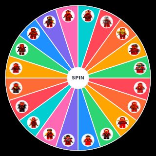 All Ninjago Suits Wheel