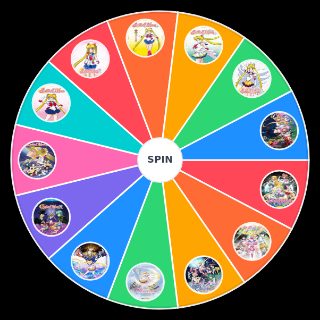 Spin the Wheel: Sailor Moon seasons and movies (90's and Crystal)