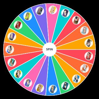 Random Beyblade X Characters Wheel