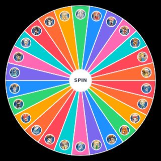 Lớp Học Mật Ngữ Characters Wheel