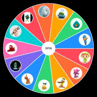 Random Pocoyo Characters Wheel