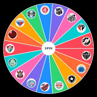Random QUAIS OS MAIORES TIMES DO BRASIL? Wheel
