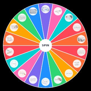 Math High School Topics Wheel