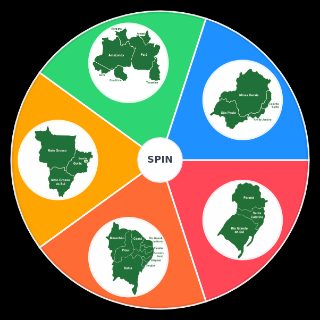 regiões do brasil Wheel
