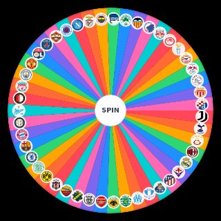 Spin the Wheel: European Football Logos