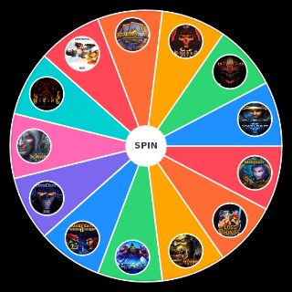 Random Blizzard Games Wheel
